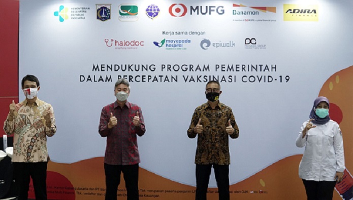 MUFG, Danamon and Adira Finance Open Vaccination Center to Help Hasten COVID-19 Vaccination Roll Out    