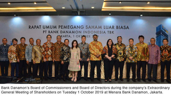 Bank Danamon Holds Extraordinary General Shareholders’ Meeting