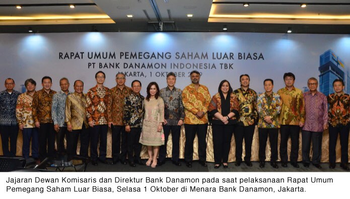 Bank Danamon Selenggarakan Rapat Umum Pemegang Saham Luar Biasa (RUPS-LB)