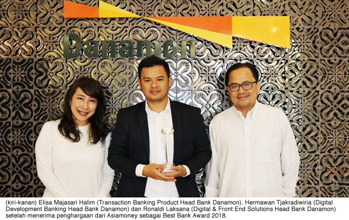 Bank Danamon Receives Best Digital Bank Award from Asiamoney