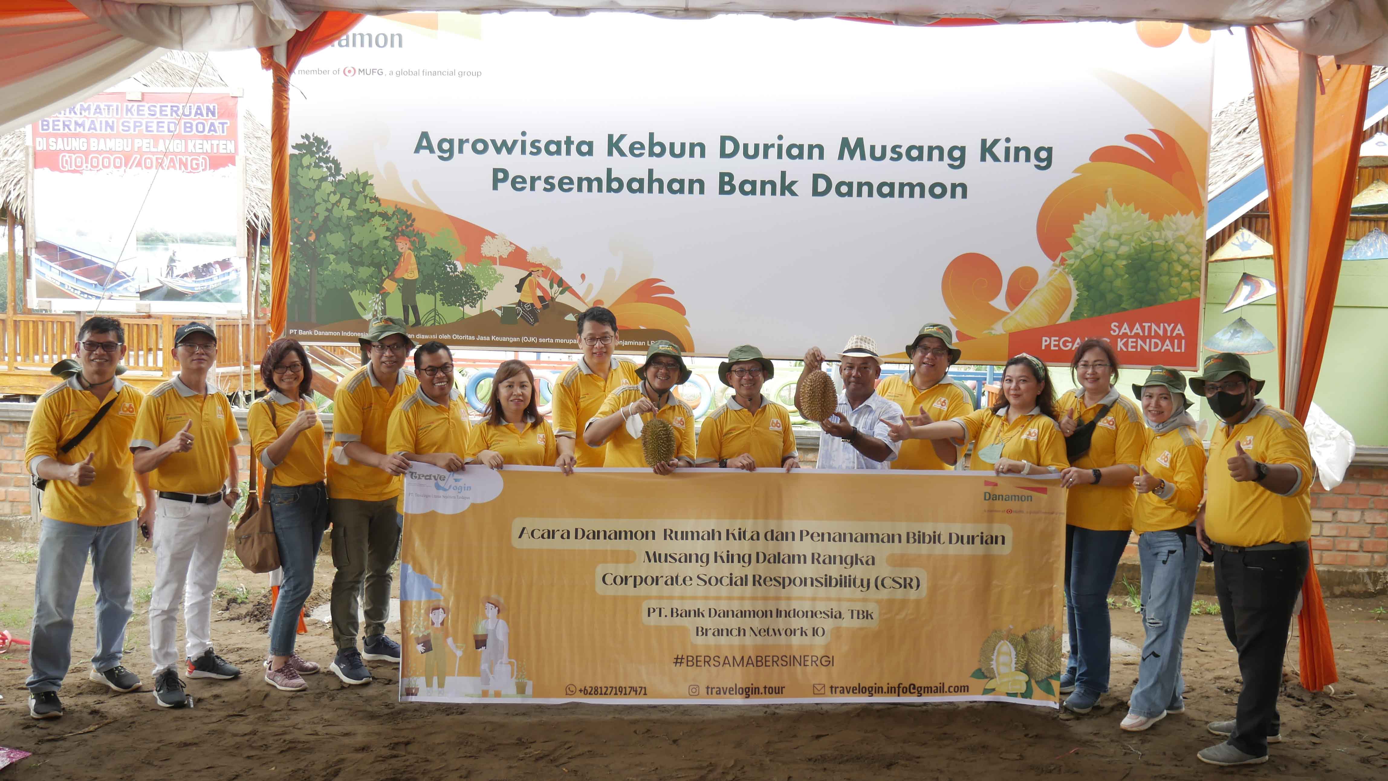 Melalui Program Peduli Lingkungan, Danamon Ajak Masyarakat dan Karyawan Dukung Pengurangan Emisi Karbon dan Pengembangan Agrowisata  
