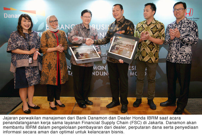 Danamon Dukung Dealer Mobil Honda IBRM Dalam Layanan Financial Supply Chain