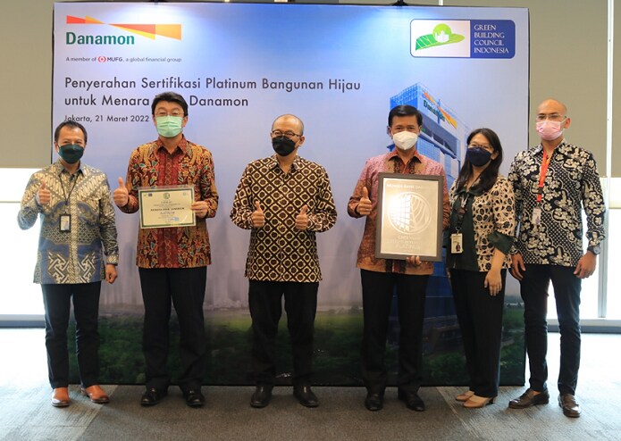 Danamon Receives Platinum Greenship Certification As  A Testament Of Its Commitment Towards  The Implementation Of Sustainable Finance