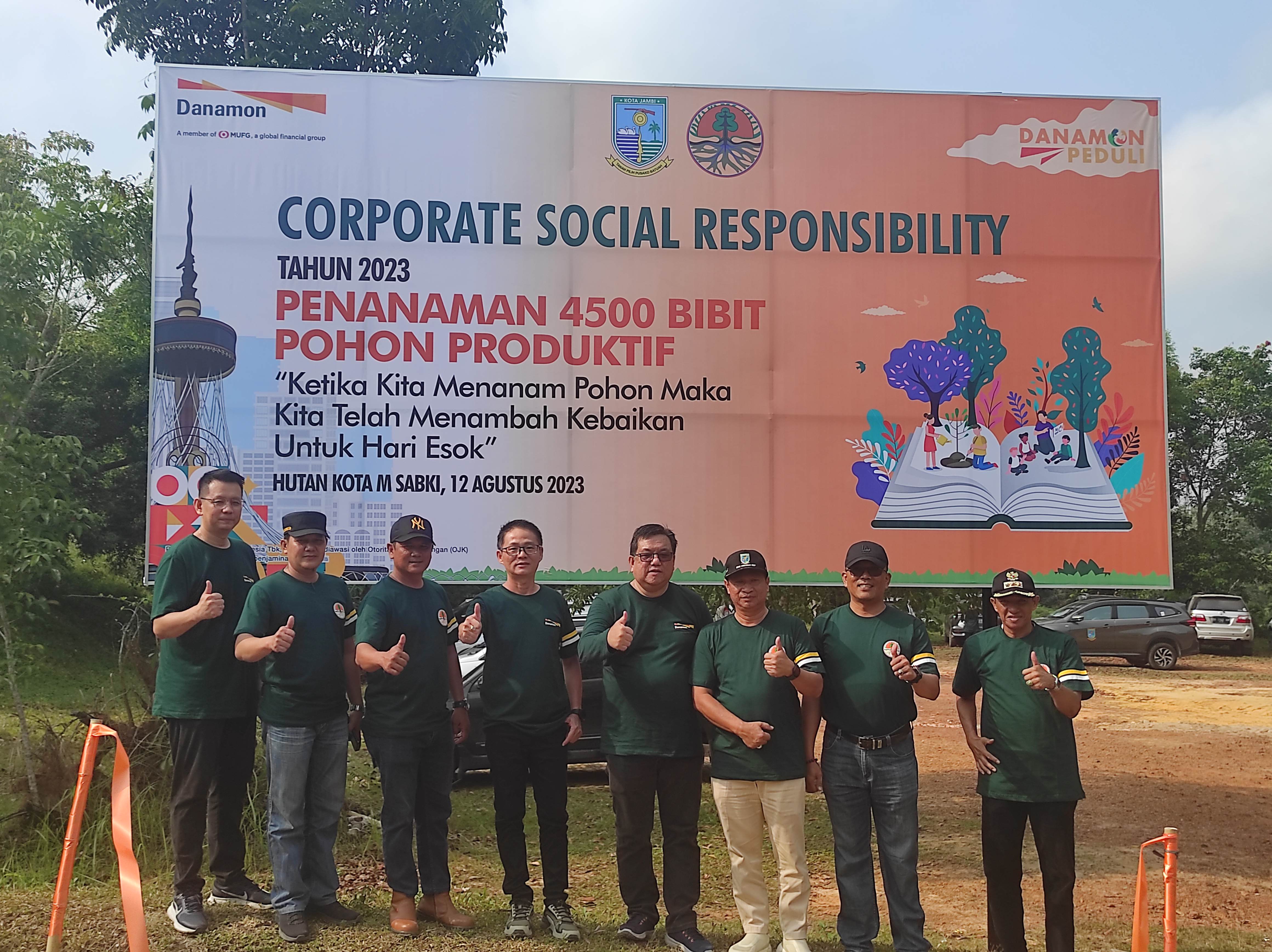 Danamon Planted 4,500 Tree Seedlings in Bagan Pete Urban Forest and Muhammad Sabki Urban Forest to Support Carbon Emission Reduction  and Environmental Preservation