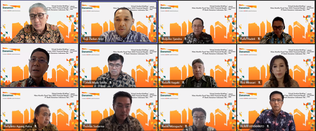 Danamon Umumkan Hasil Kinerja Keuangan Q3