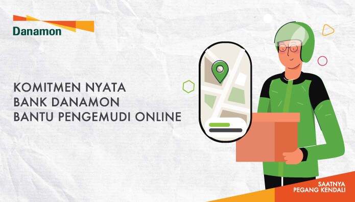 Danamon dan Adira Finance Tunjukan Komitmen Melalui Bantuan Bagi Pengemudi Online untuk Melawan COVID-19