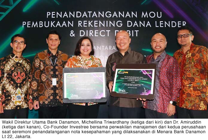 Danamon dan Investree Tandatangani MoU/Nota Kesepahaman