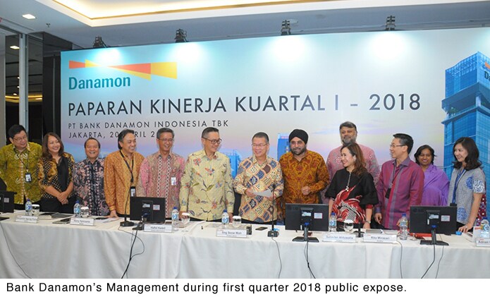 Bank Danamon Announces First Quarter 2018 Results