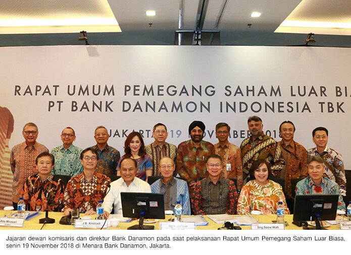Bank Danamon Selenggarakan Rapat Umum Pemegang Saham Luar Biasa (RUPS-LB)