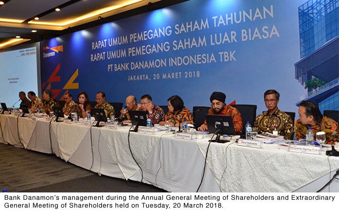 Danamon’s Annual and Extraordinary General Shareholders’ Meeting