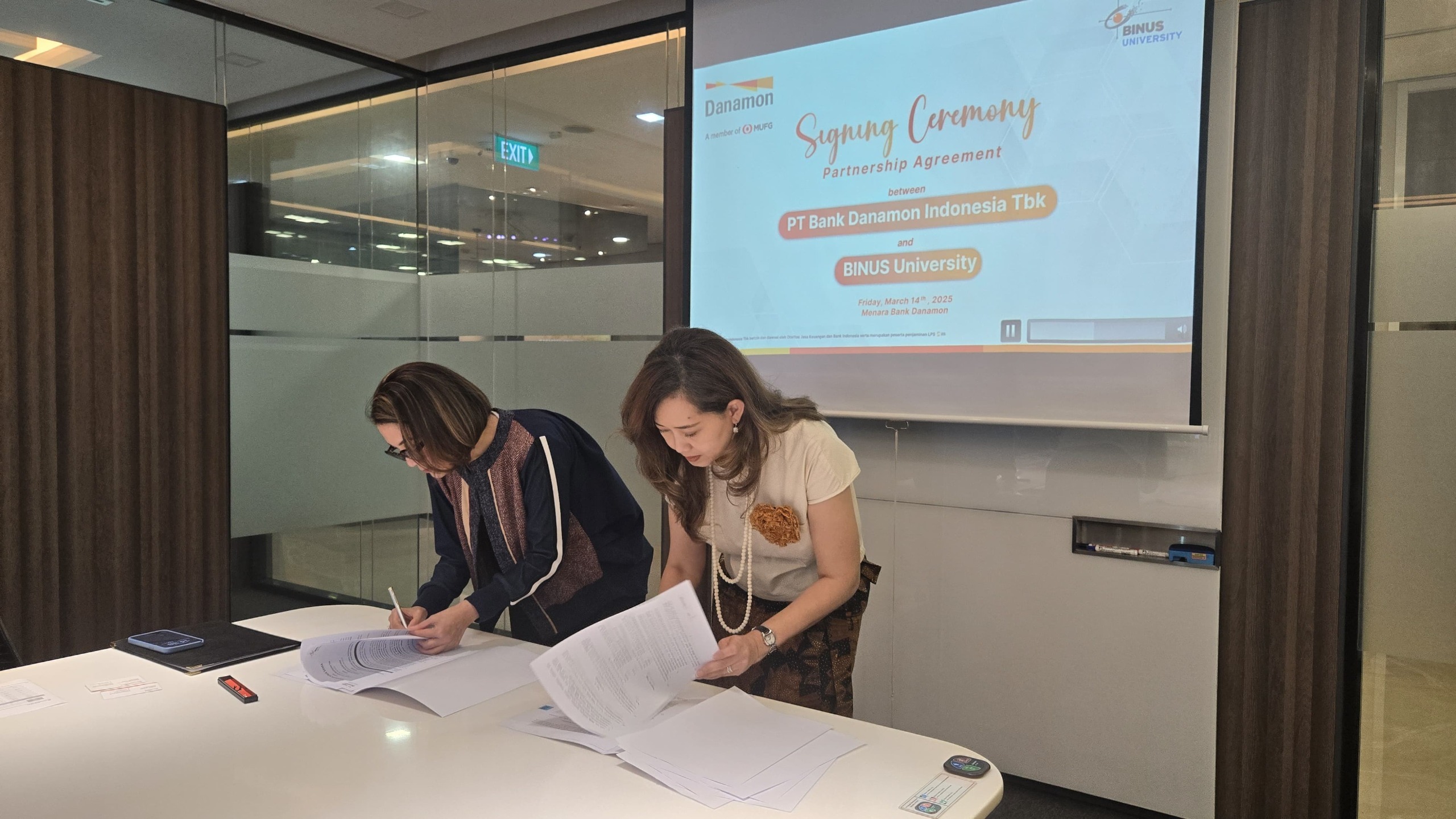 Danamon Collaborates with BINUS University for Human Capital Development
