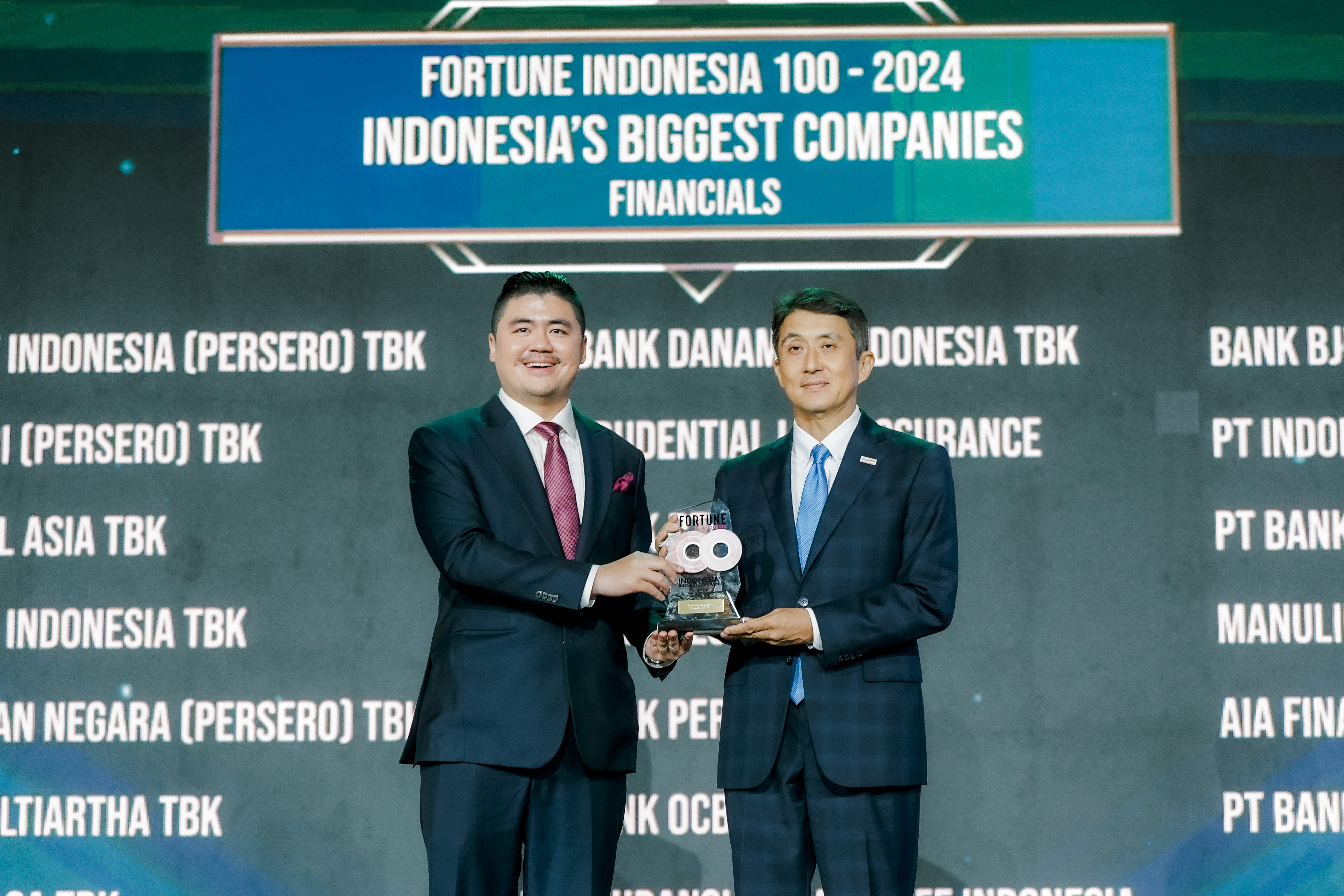  Danamon Received Fortune Indonesia 100 – 2024 Award as Indonesia’s Biggest Companies Category Financials