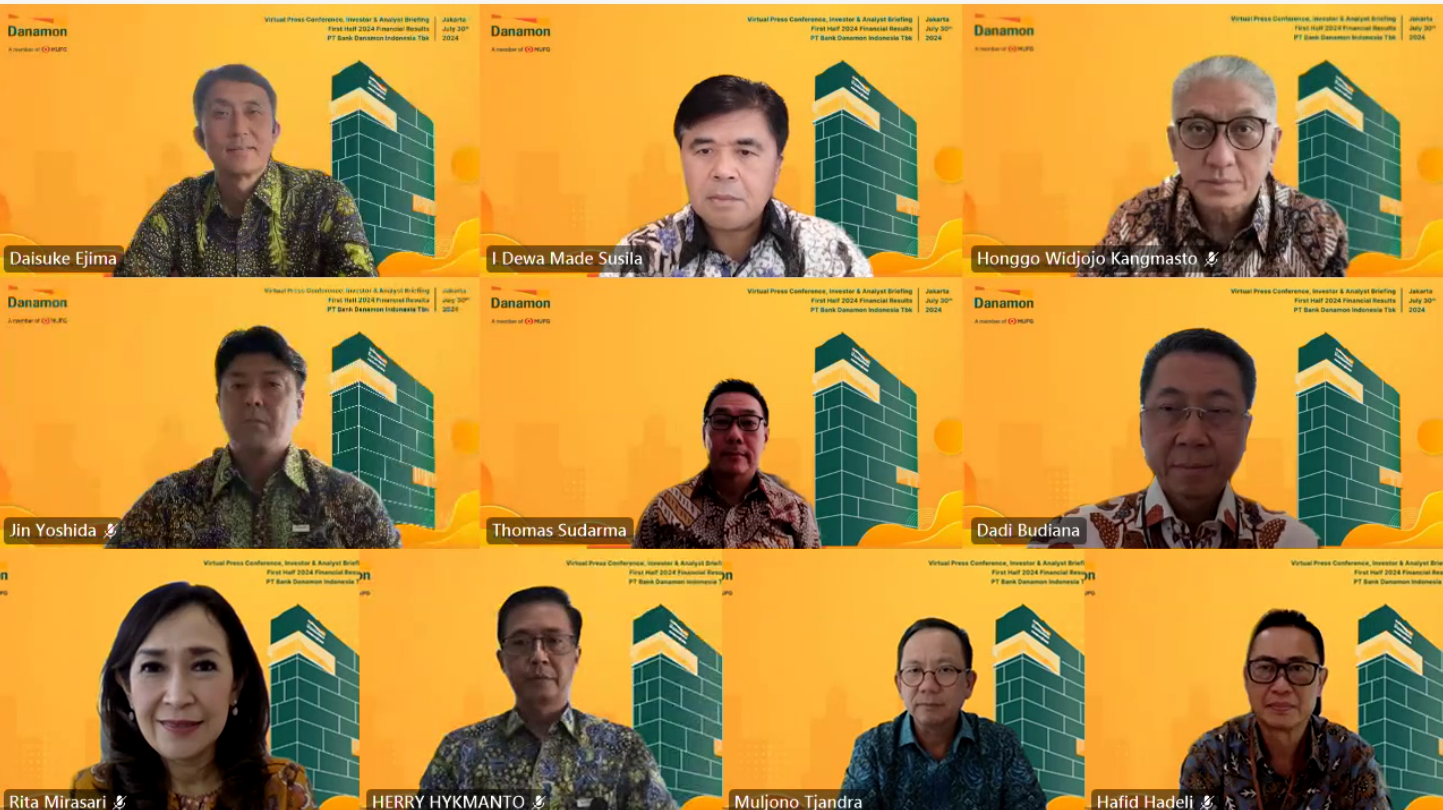 Danamon Umumkan Kinerja Keuangan Semester I-2024