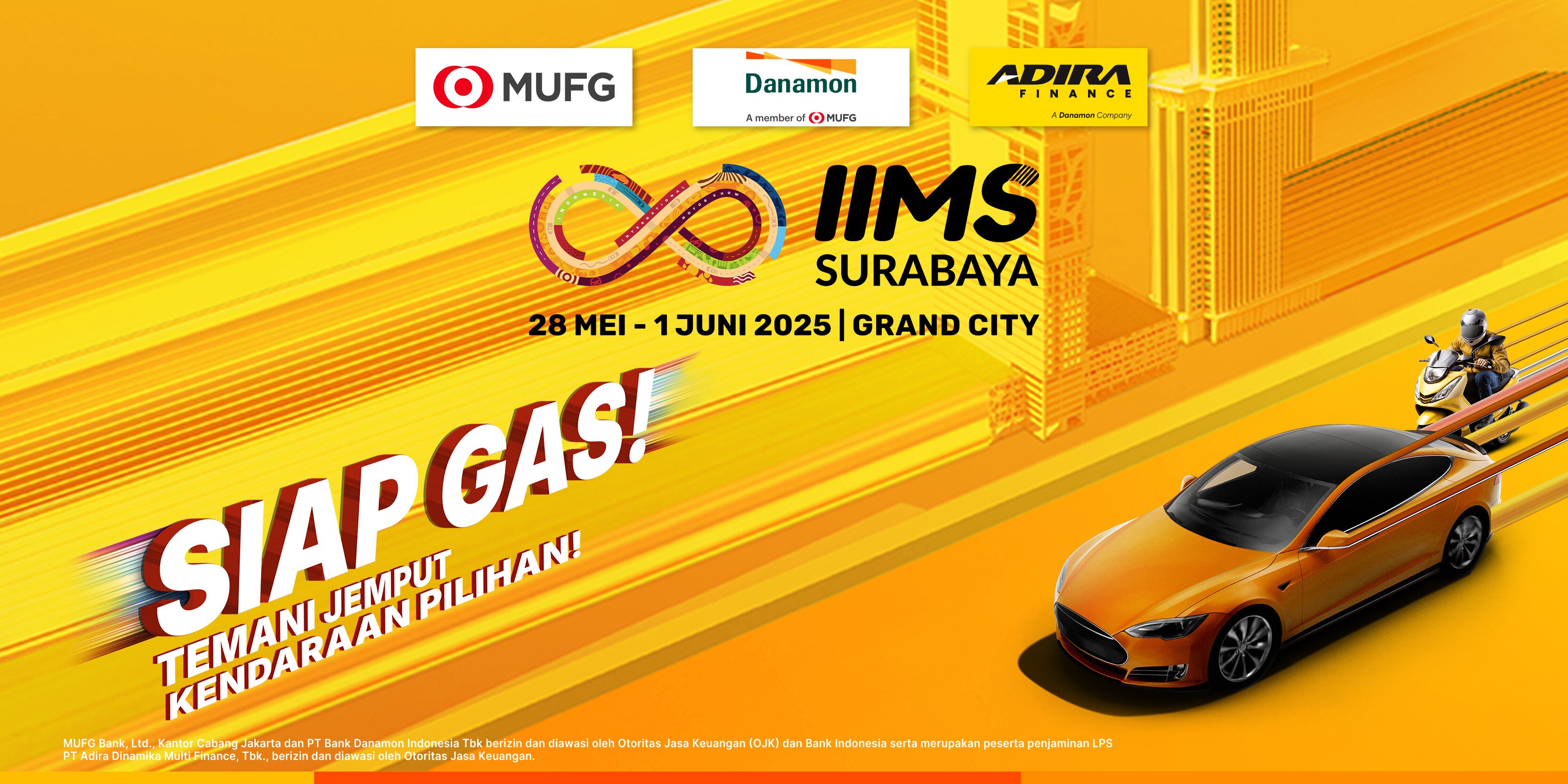 Danamon and Adira Finance, Supported By MUFG, Return as Sponsors of IIMS Surabaya 2025