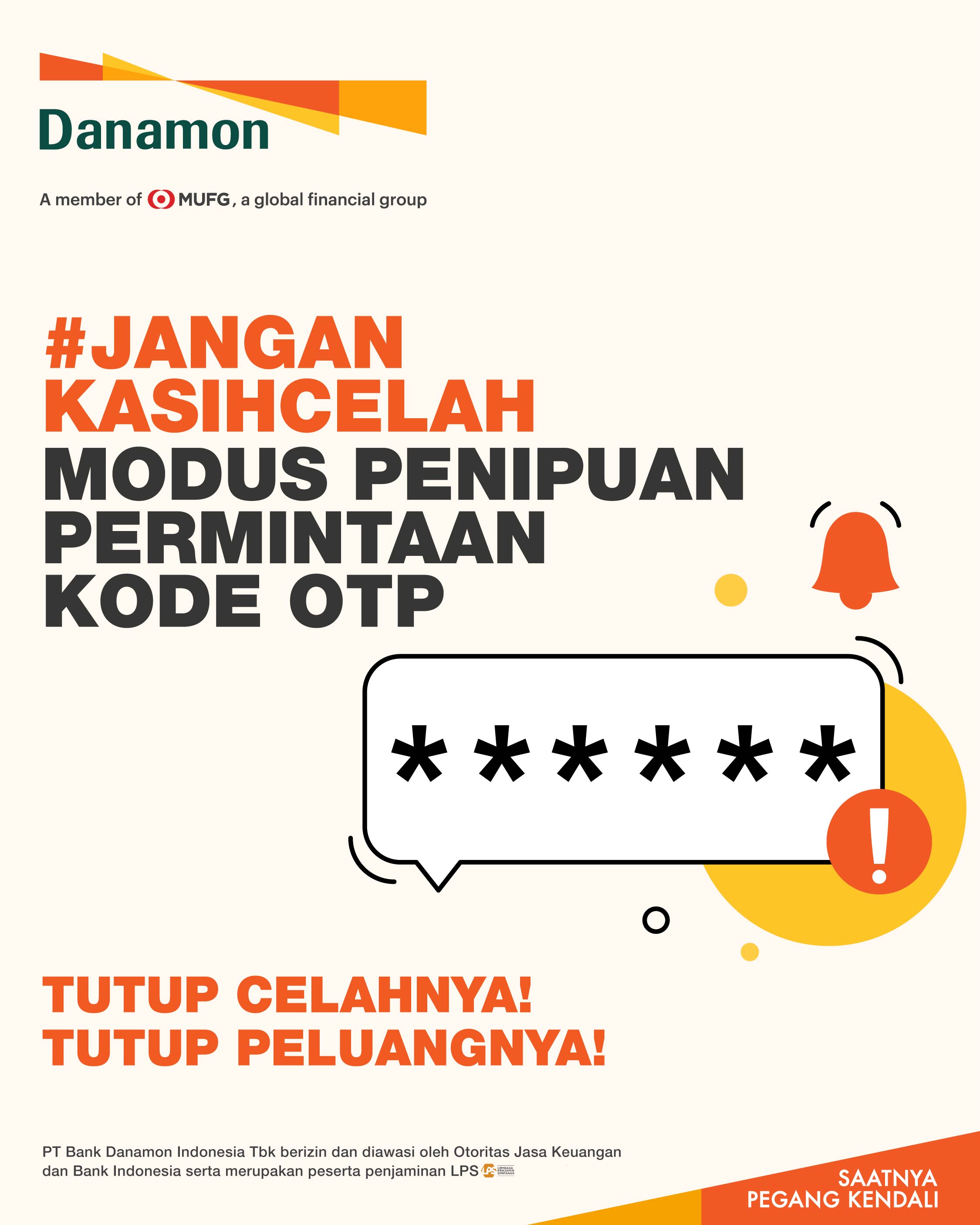 Danamon Urges Customers to Beware of Fraud by Requesting OTP Codes