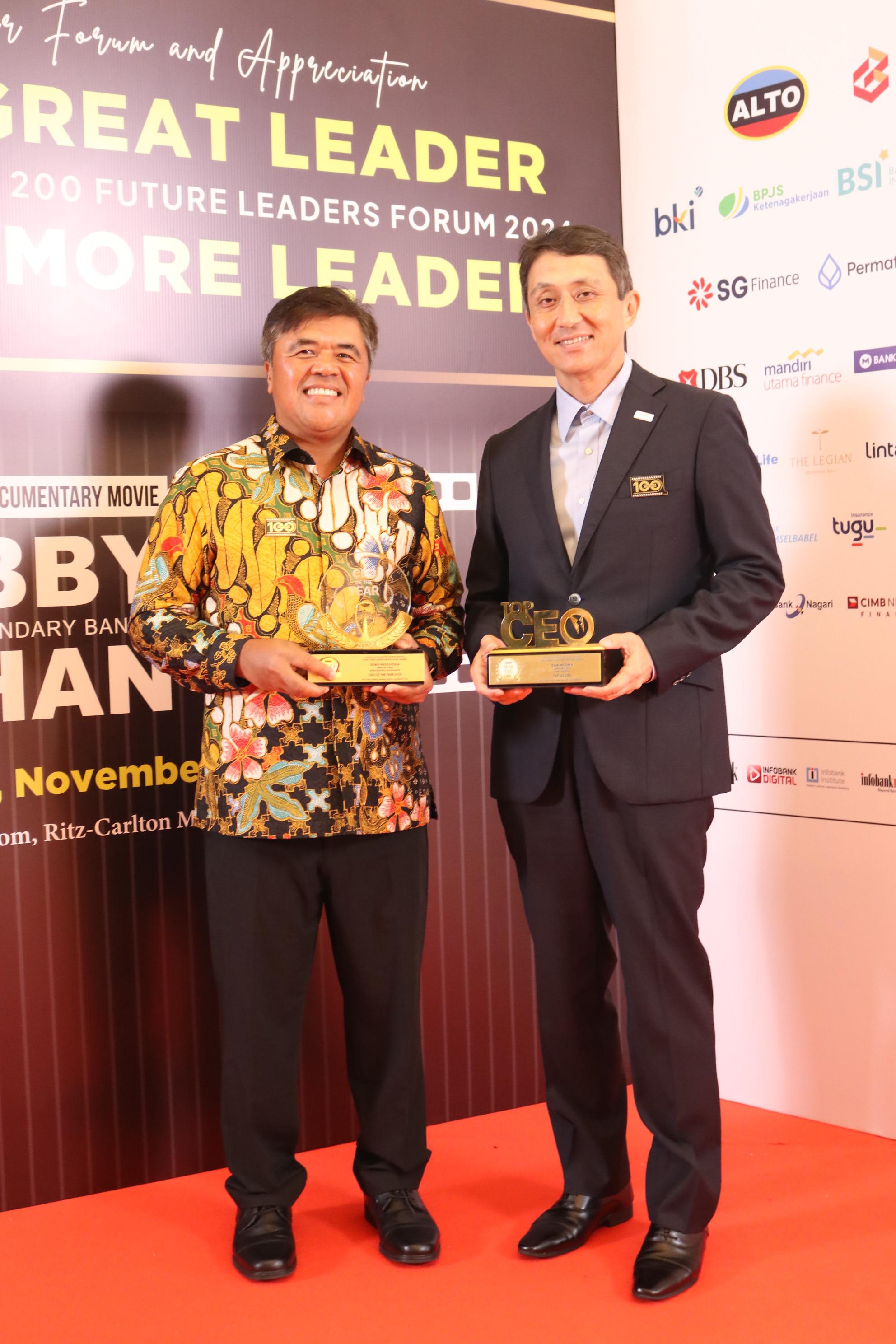 Danamon, MUFG Bank Jakarta Branch, and Adira Finance Leaders  Received Prestigious Awards at Infobank Top 100 CEO and  Top 200 Leader Future Awards 2024