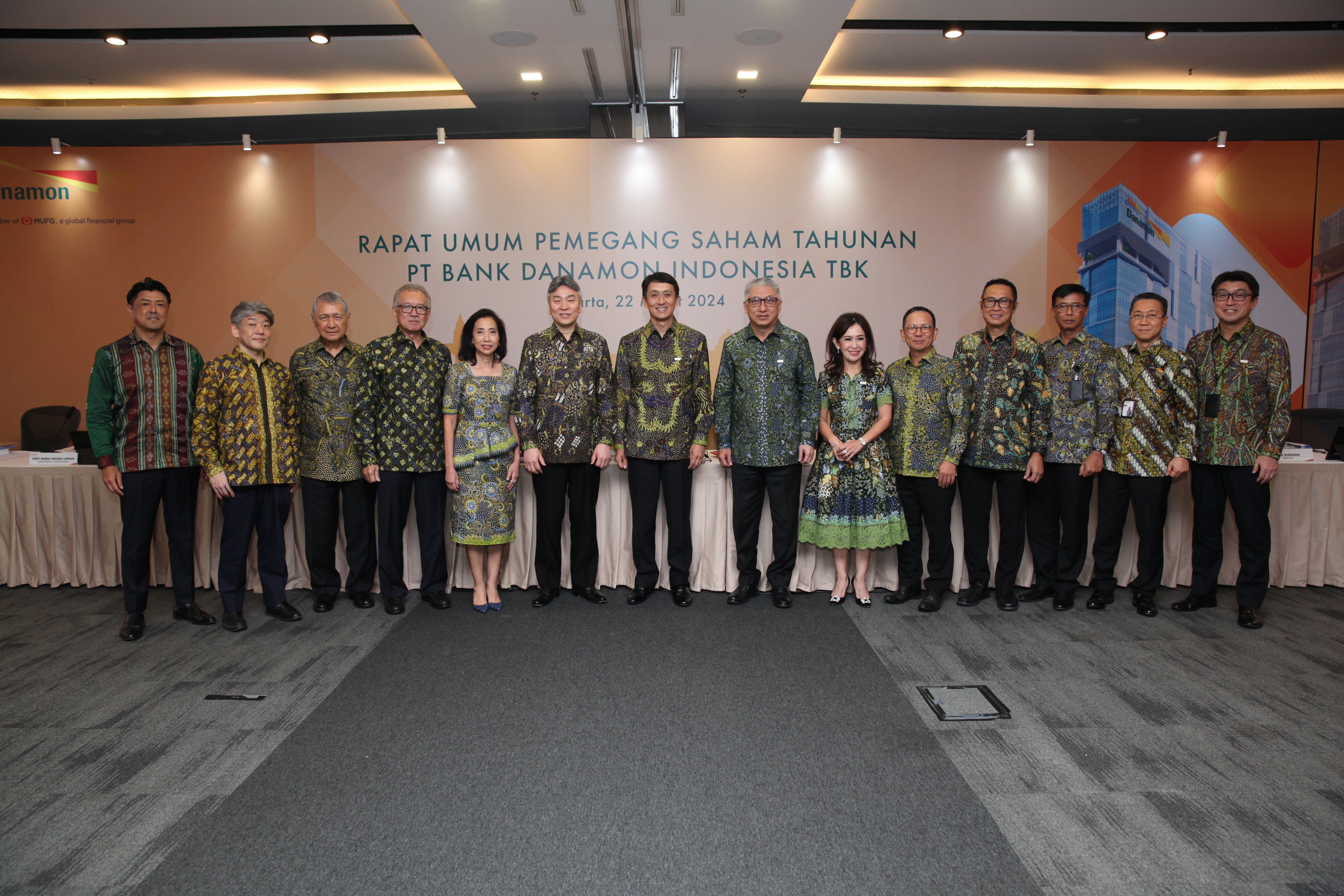 Annual General Meeting of Shareholders (AGMS) 2024 of PT Bank Danamon Indonesia Tbk Approved 35% Dividend Payout Ratio and Appointed  Jin Yoshida as the New Director Succeeding Naoki Mizoguchi
