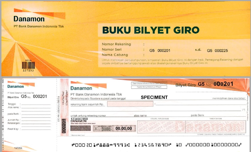 Penggunaan Buku Cek dan Bilyet Giro Bank Danamon Design Baru Penggunaan Buku Cek dan Bilyet Giro Bank Danamon Design Baru