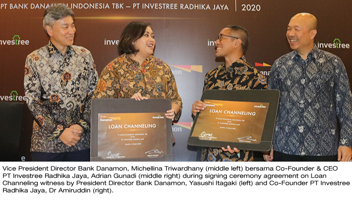 Bank Danamon Partners with Investree on Loan Channeling