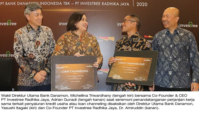 Danamon Jalin Kerja Sama dengan Investree dalam Penyaluran Kredit Usaha