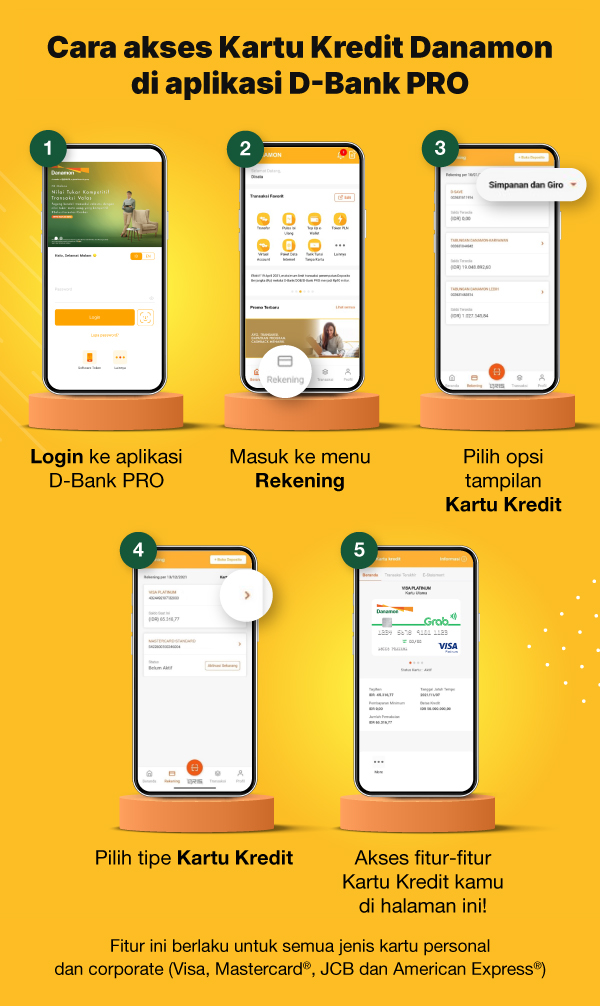Cara Link Kartu Kredit Danamon di Aplikasi D-Bank PRO