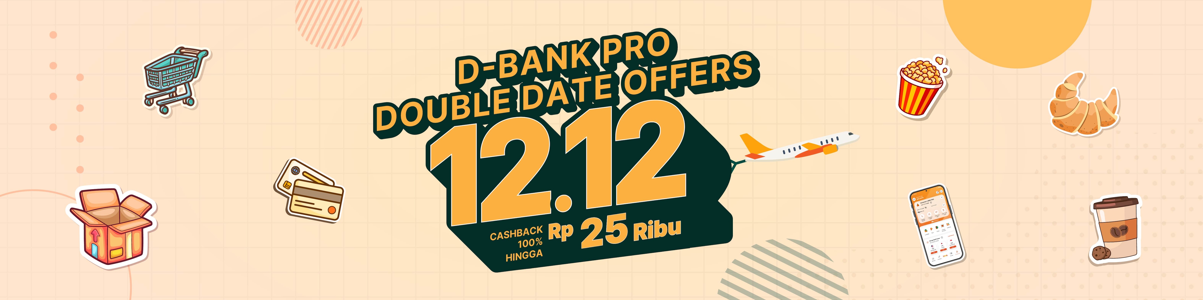 Cashback 100% up to IDR 25K at Coffee Shops