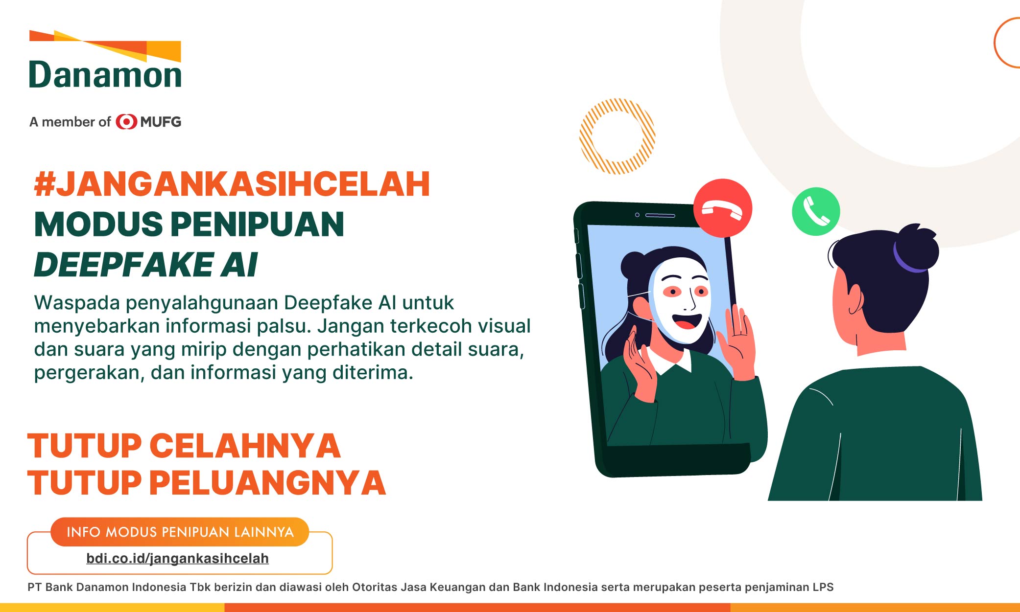 Danamon Invites Customers to #JanganKasihCelah Against the Threat of AI  Deepfake-Based Fraud